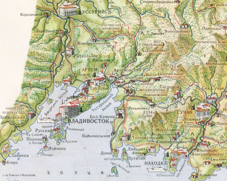 Владимиро александровское приморский край карта